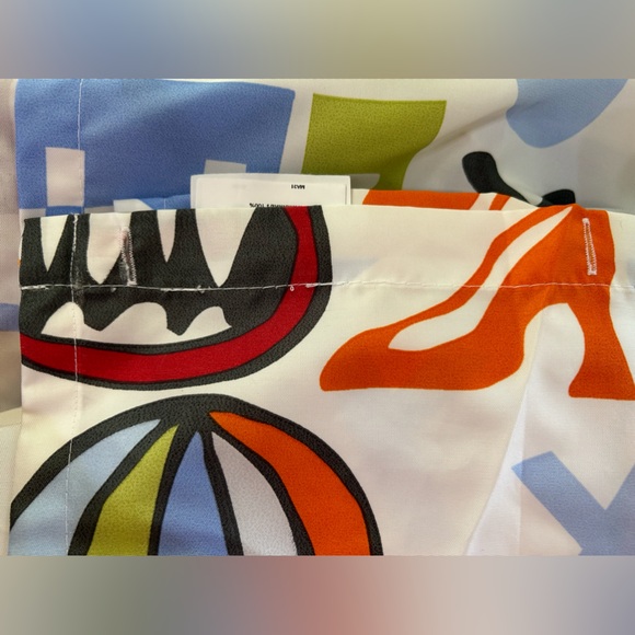 IKEA‎ Sandgrund 10439 Fabric Shower Curtain Bathroom Decor Colorful Whimsical - Picture 4 of 6